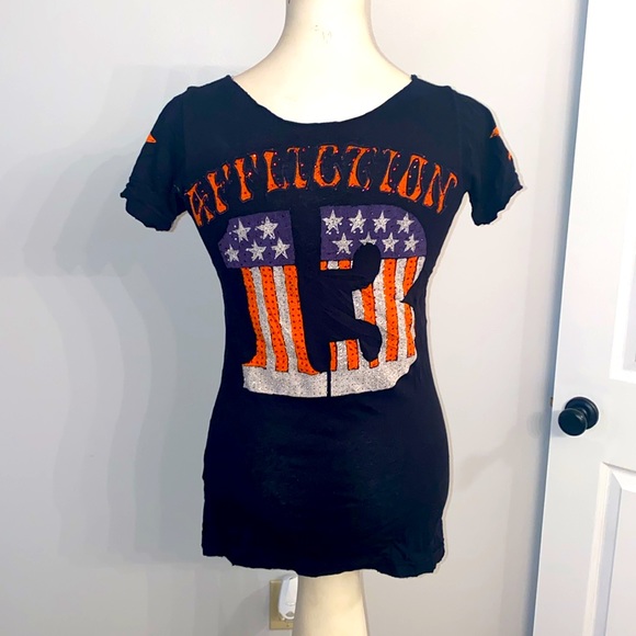 Affliction 🇺🇸 American Customs T-Shirt - Picture 6 of 12